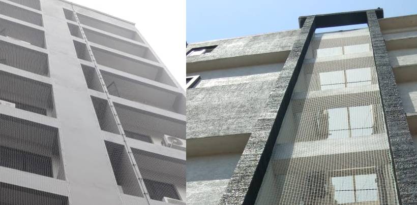 Duct Area Pigeon Nets In Hyderabad | Call 8074600279 For Same Day Installation